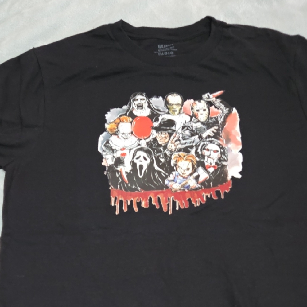Gildan Black Graphic Kids T-Shirt